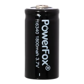 Batteries PowerFox 16340 Li-ion – photo du produit 2