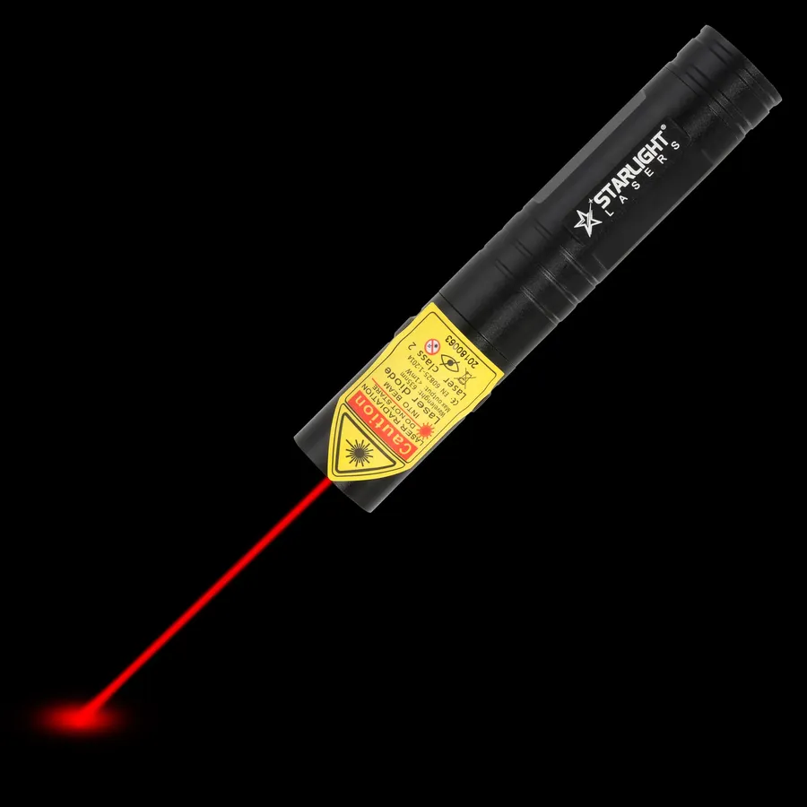 Pointeur laser rouge compact rechargeable R2 Pro avec faisceau laser visible dans l’obscurité