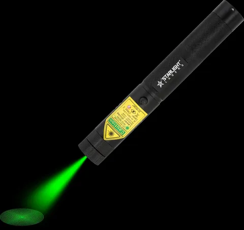Laser vert rechargeable G1 Pro avec faisceau laser et point lumineux dans l’obscurité