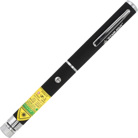 Pointeur laser vert X2 avec embout à motifs, stylo à piles