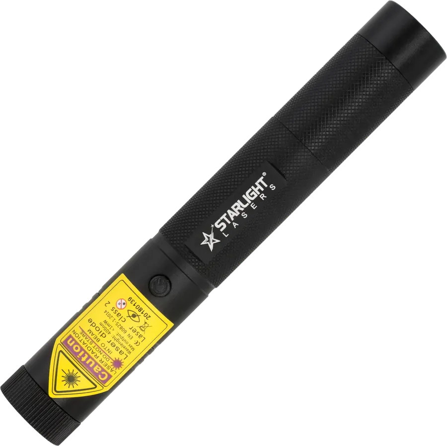Pointeur laser violet rechargeable V1 Pro 405 nm en aluminium