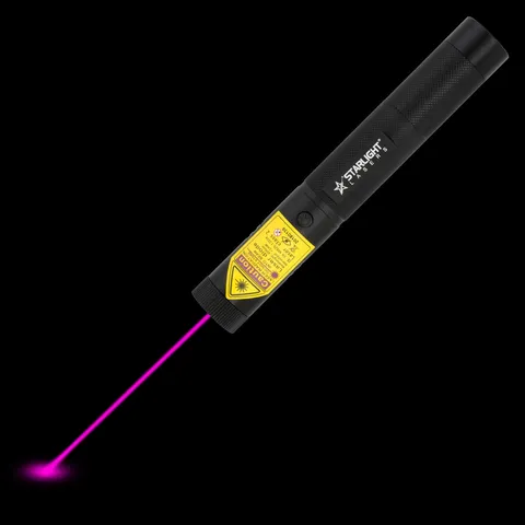 Pointeur laser violet rechargeable V1 Pro avec faisceau laser visible dans l’obscurité
